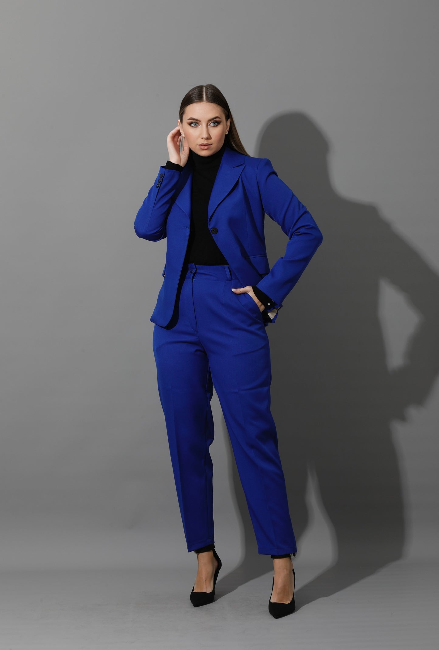 Tailored Slim Fit Suits - Electric Blue