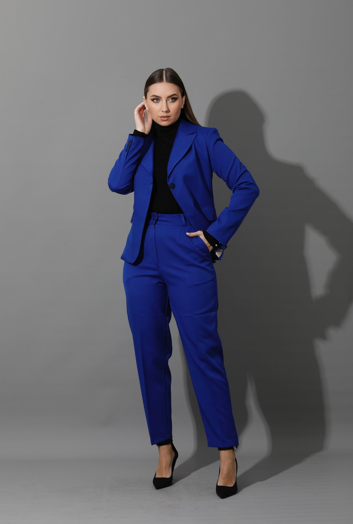 Tailored Slim Fit Suits - Electric Blue