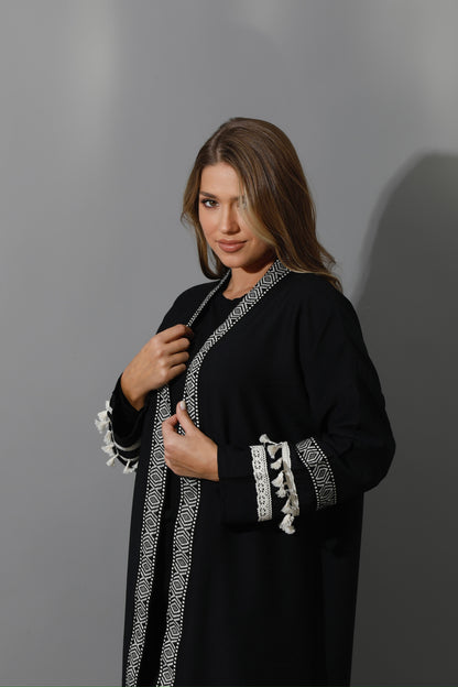 Short Kaftan - Black
