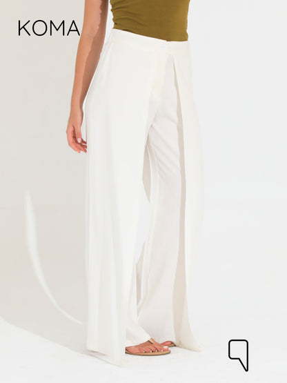 Kendra Double Layer Trousers - White