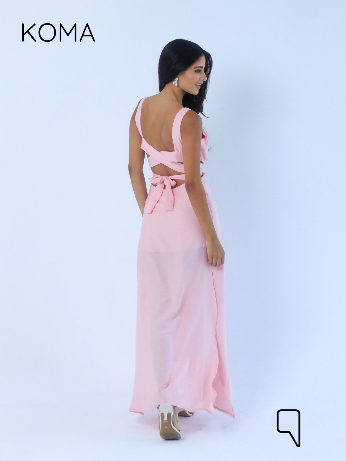 Lucinda Cress Cross Dress - Pink