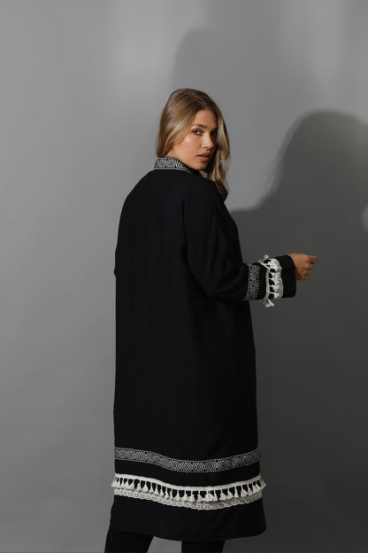 Short Kaftan - Black