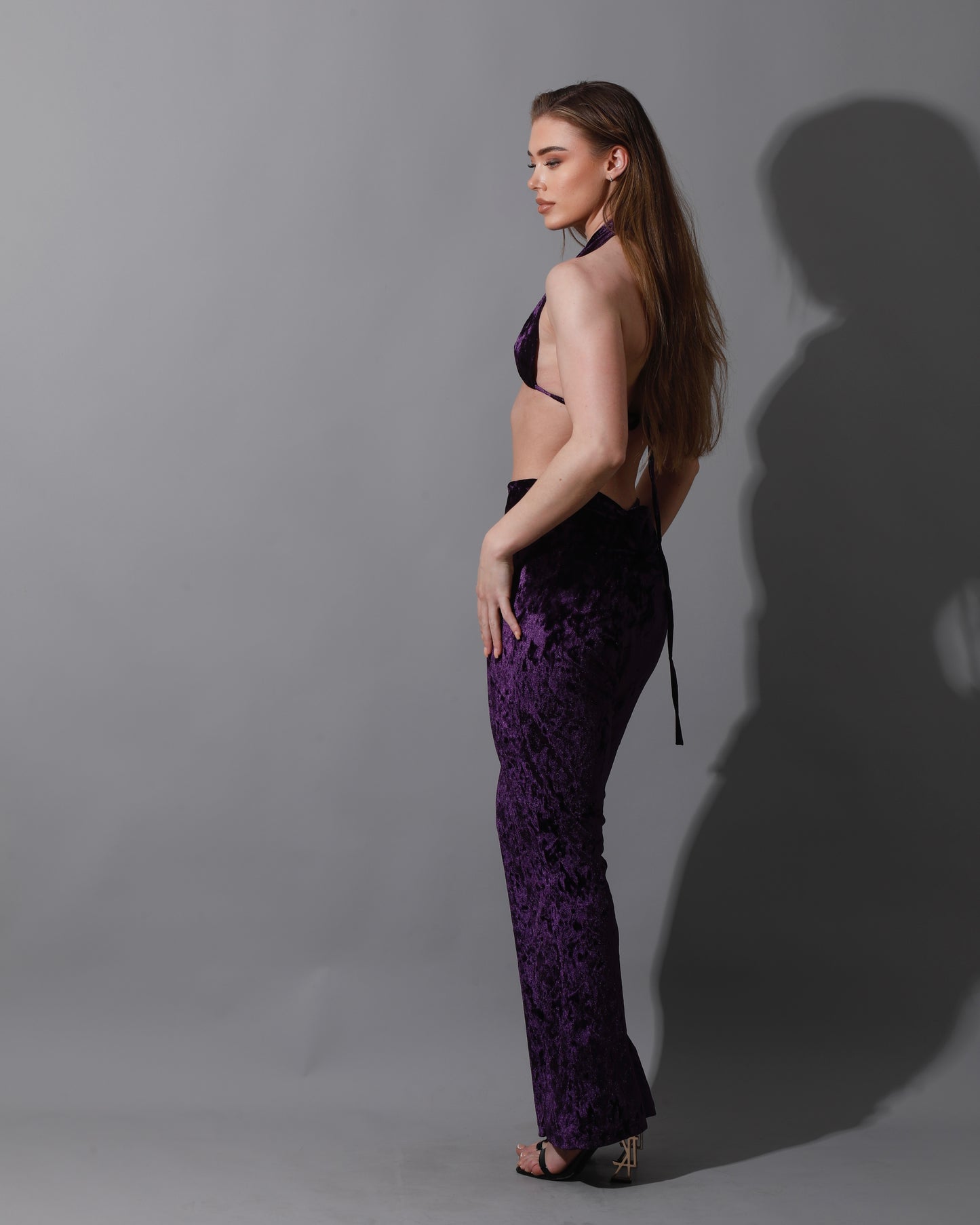 Tied Up Top - Purple