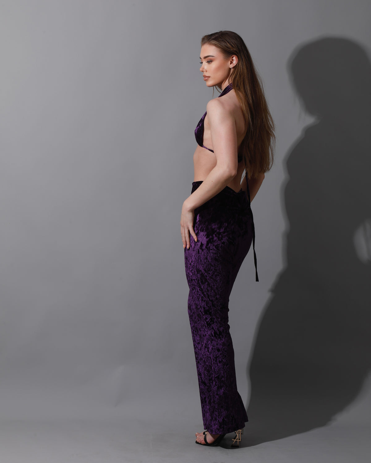 Tied Up Top - Purple