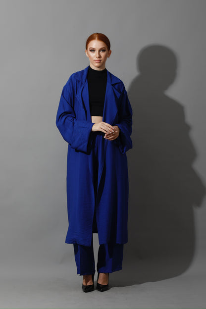 Long Cardigan - Electric Blue