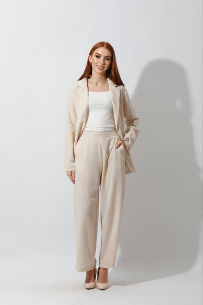 Candice Light Suit - Beige