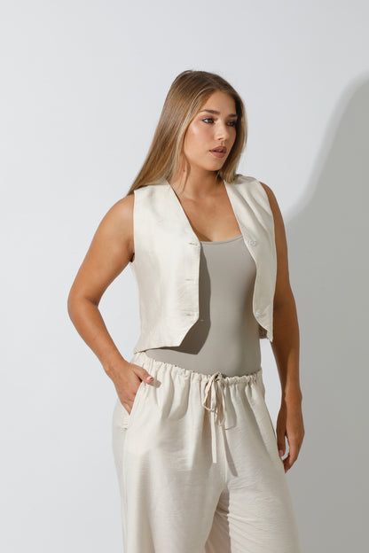 Vest Set - Beige