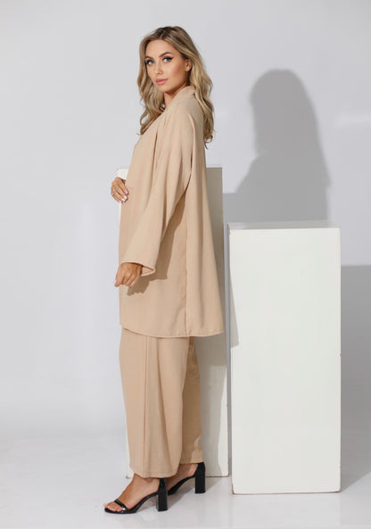 Co-ord Kimono - Beige