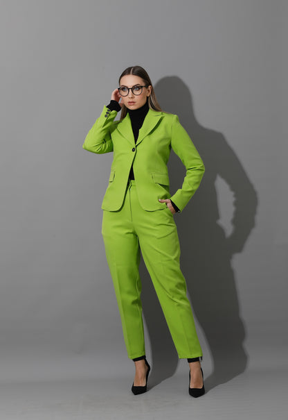 Tailored Slim Fit Suits - Lime Green