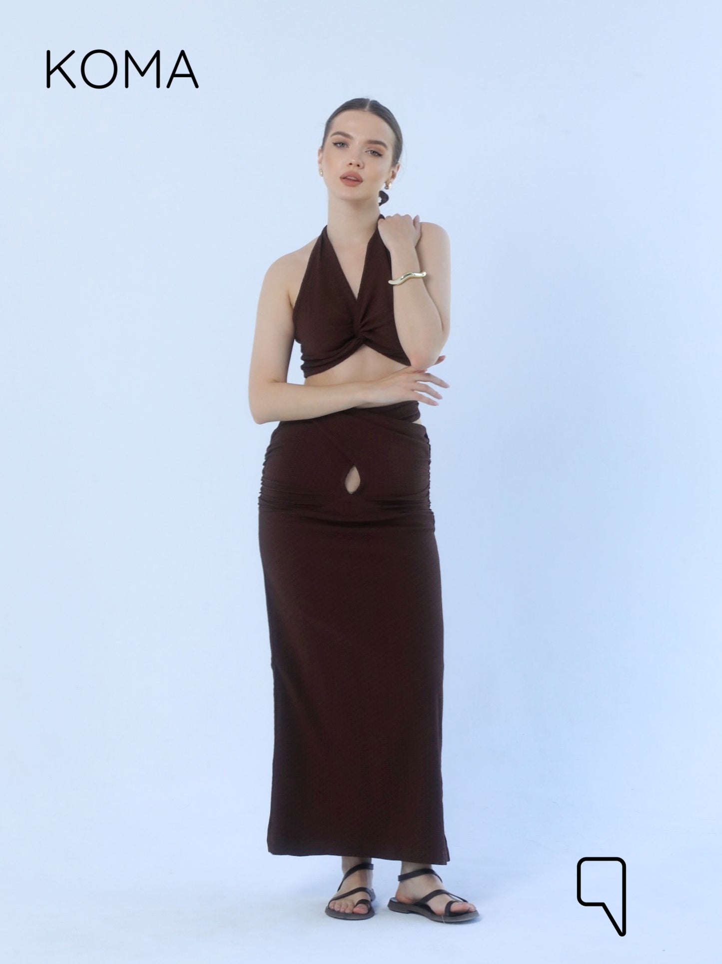 Paula Cutout Set - Brown
