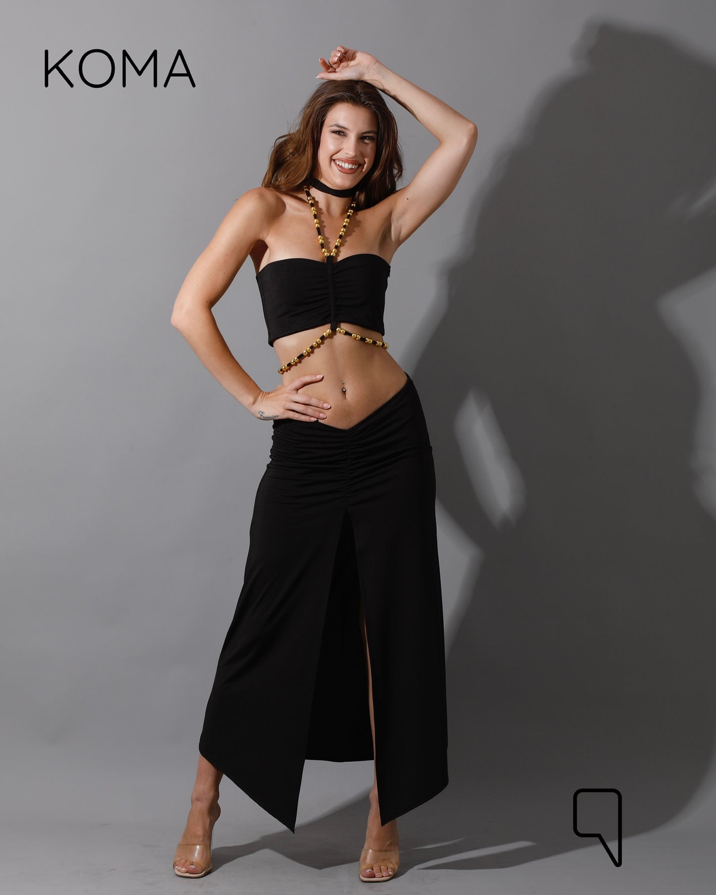 Layton Tied Up Co-Ord - Black