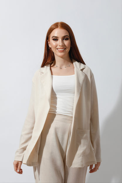 Candice Light Suit - Beige