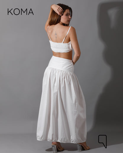 Gabi Skirt - White