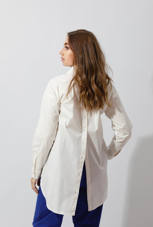 Buttons Back Shirt - OffWhite