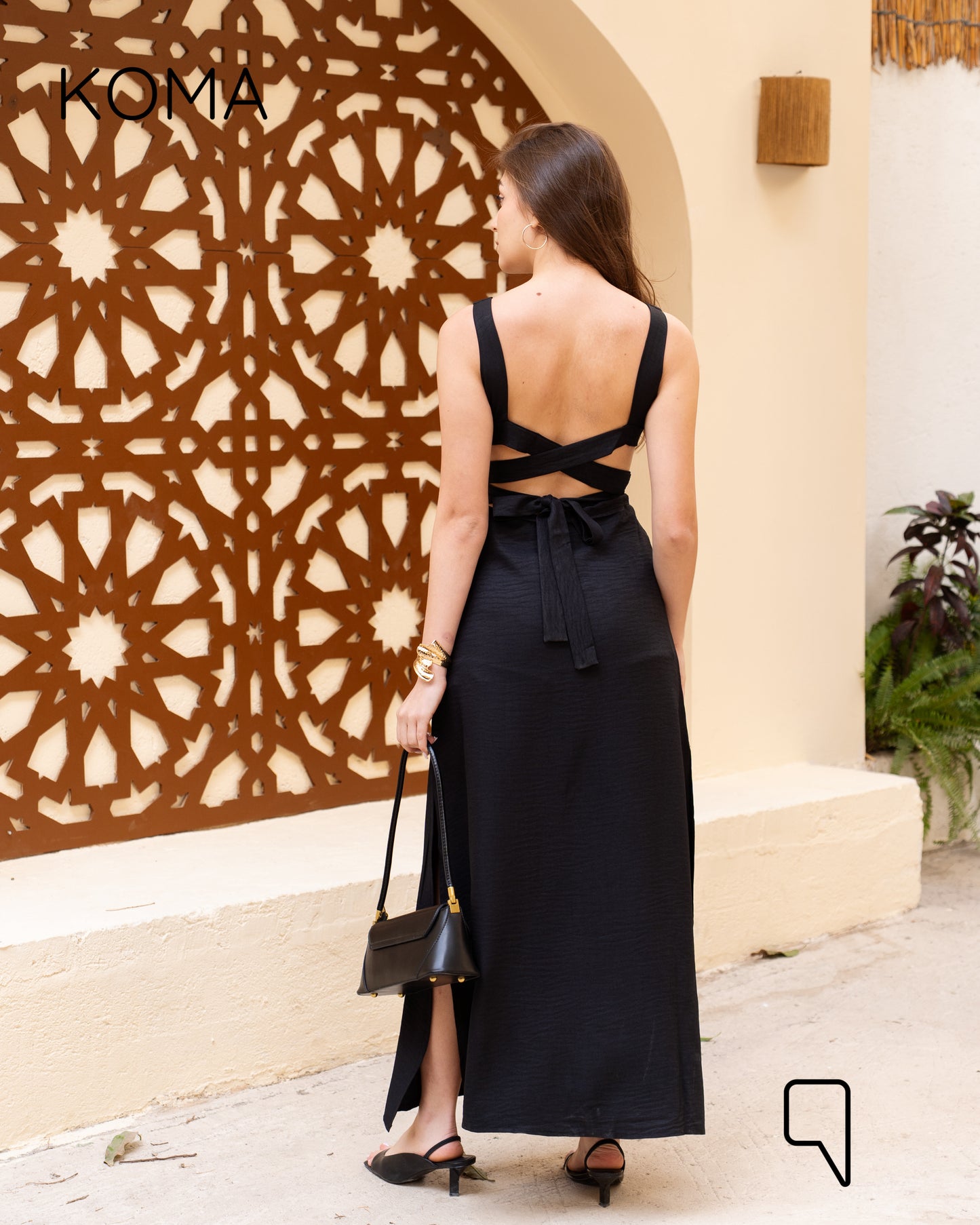 Lucinda Cress Cross Dress - Black