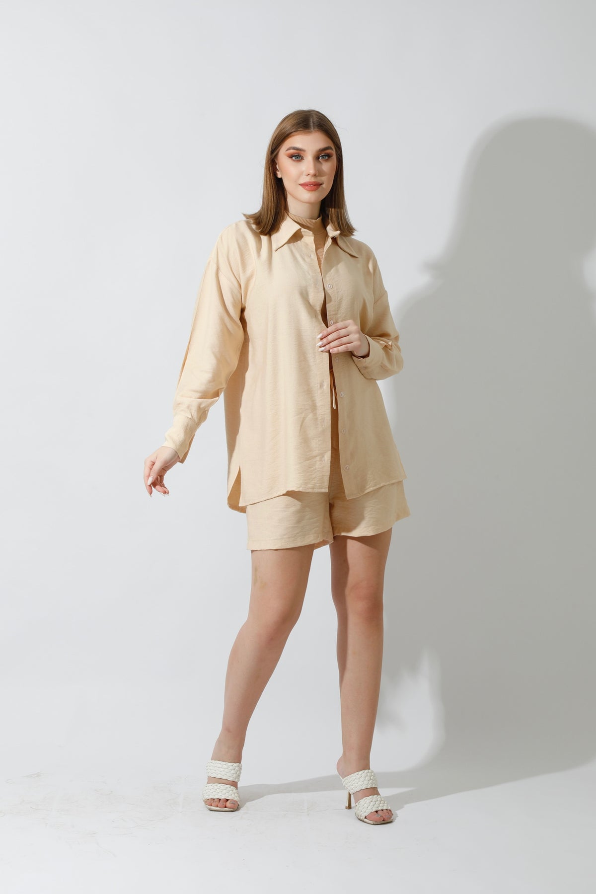 Lose Fit Shirt - Beige