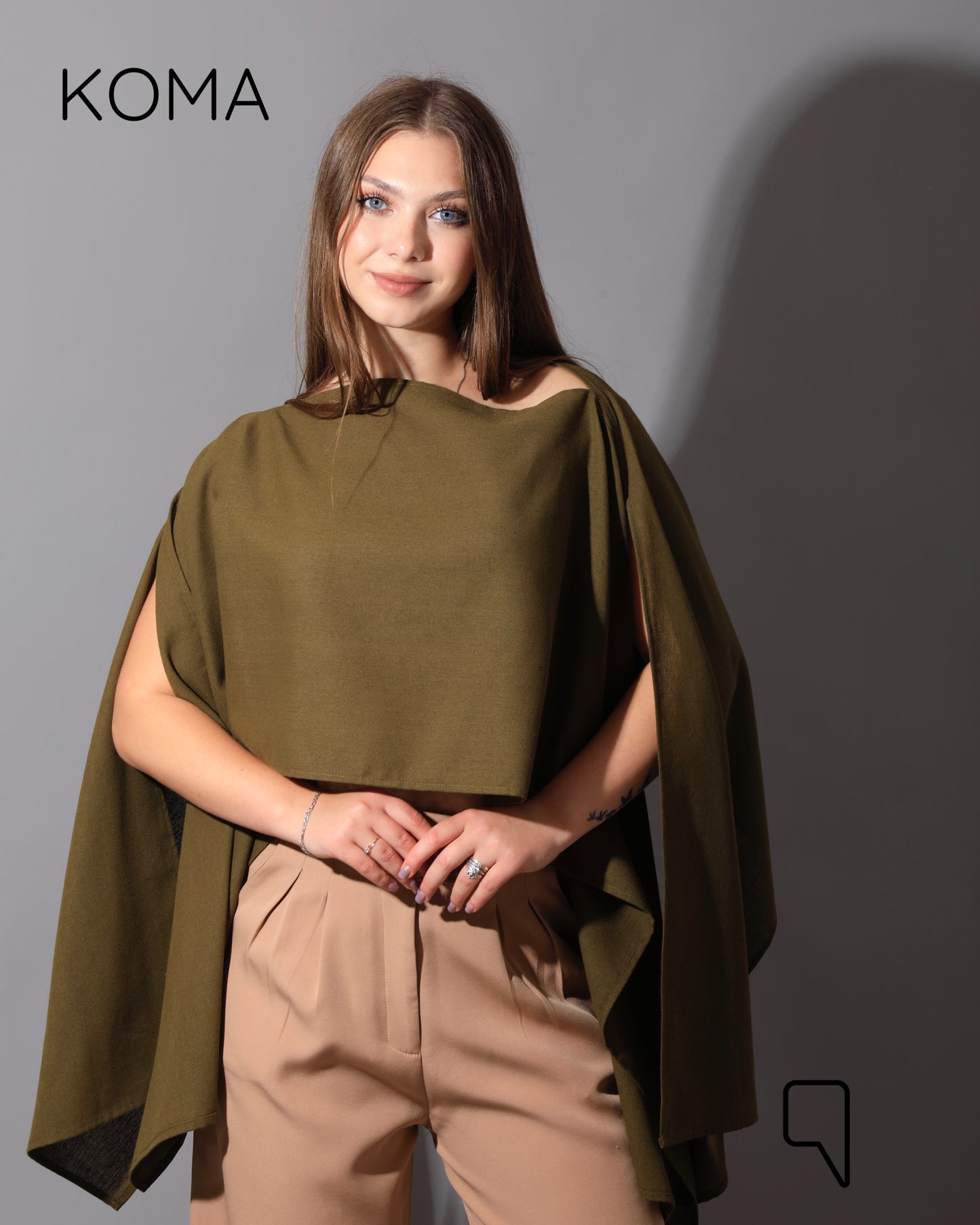 Butterfly Top - Olive