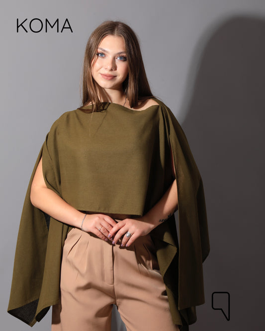 Butterfly Top - Olive