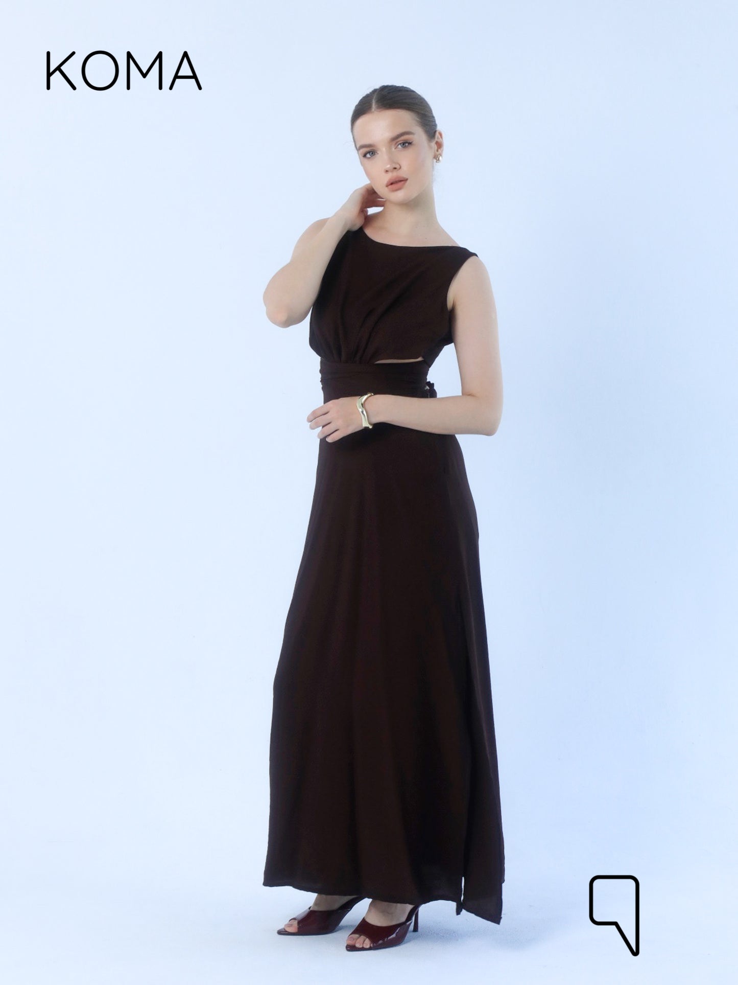 Lucinda Cress Cross Dress - Brown