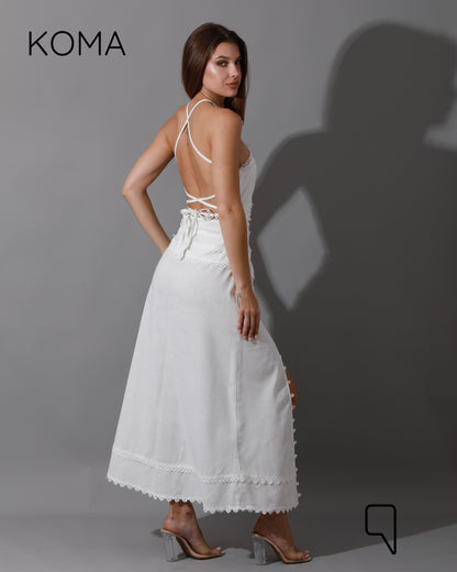 Lucinda CutOut Dress - White
