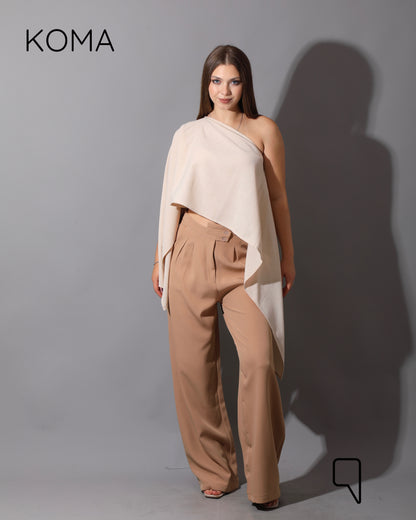 Butterfly Top - Beige