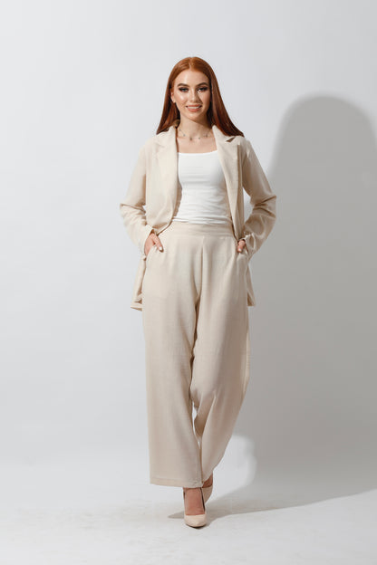 Candice Light Suit - Beige
