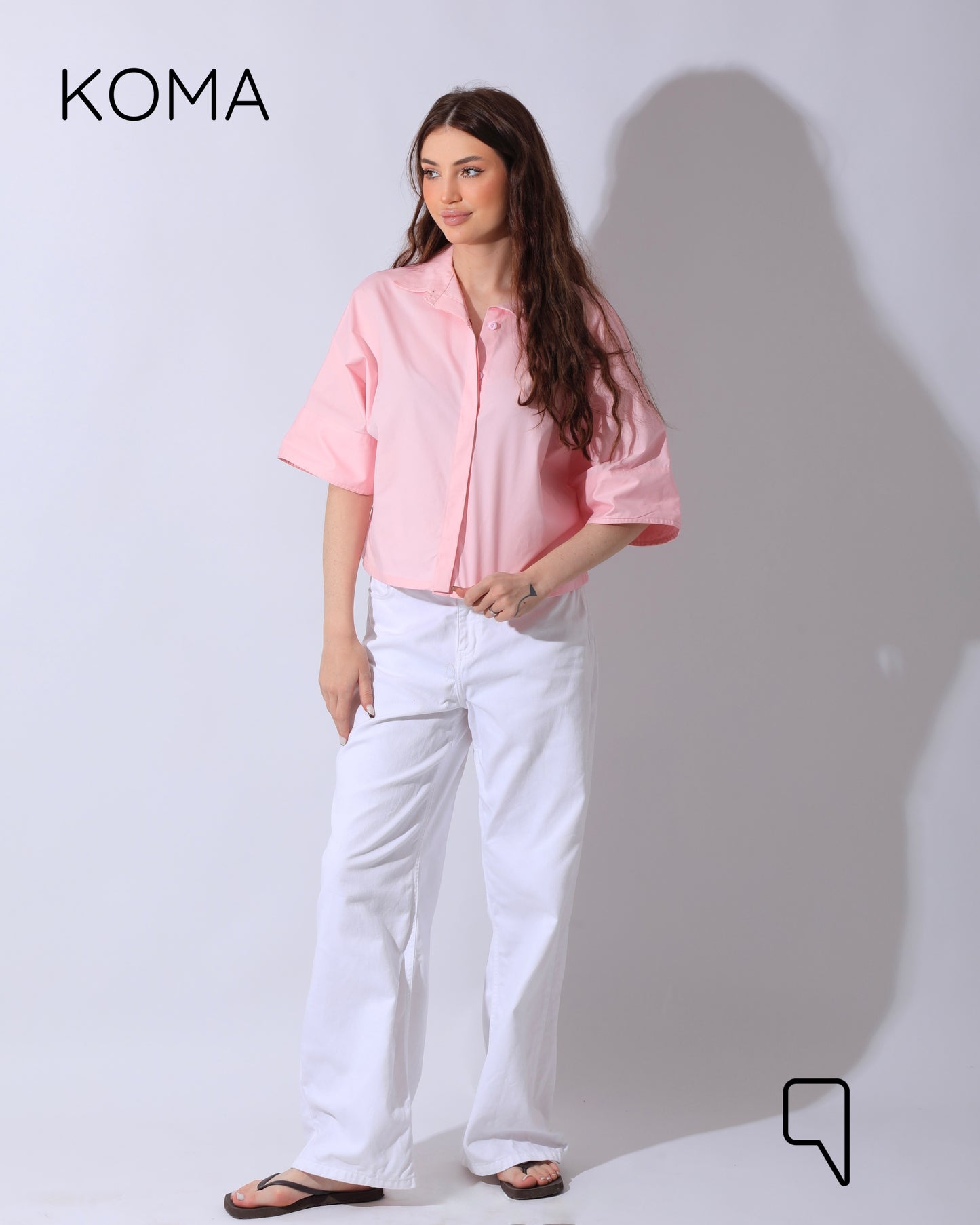 Ashton Poplin Shirt - Pink
