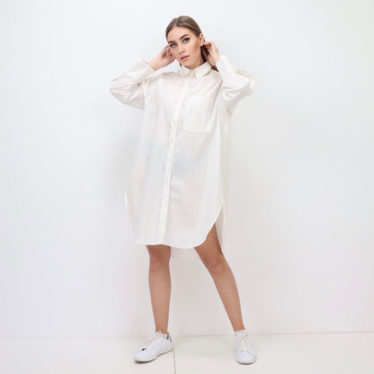 Oversized Shirt Dress - OffWhite