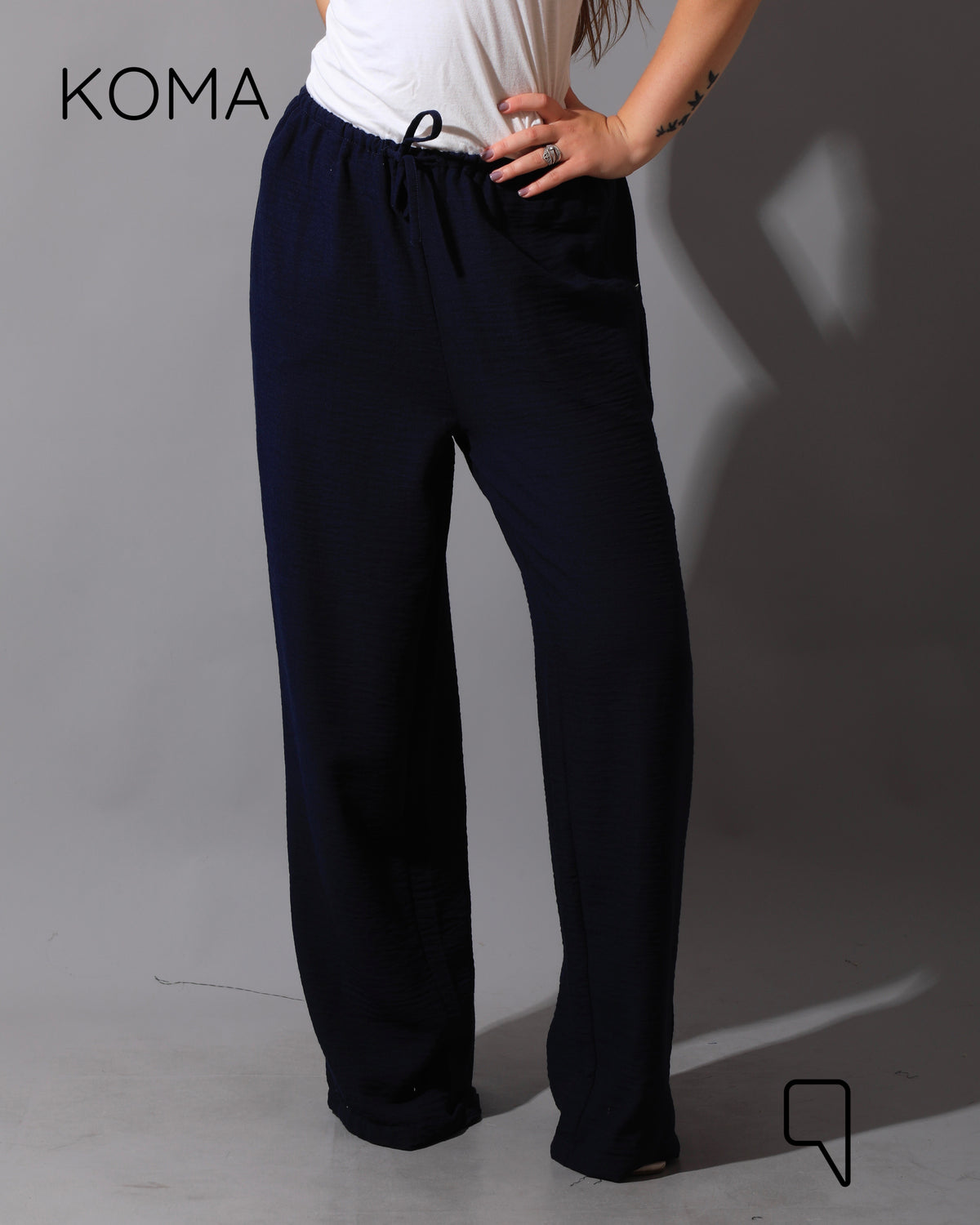 Lose Fit Trousers - Navy