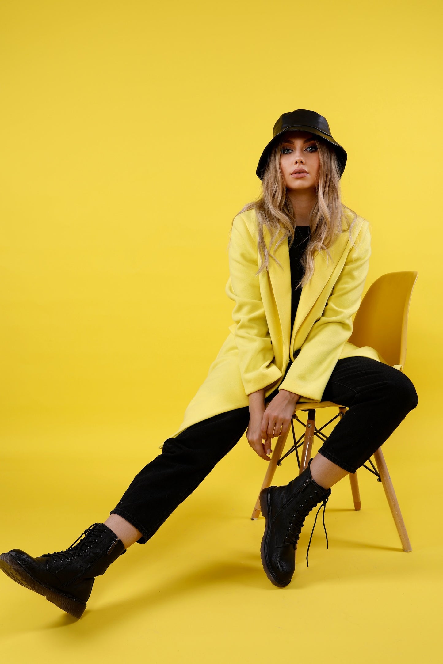 Short Coat - Yellow