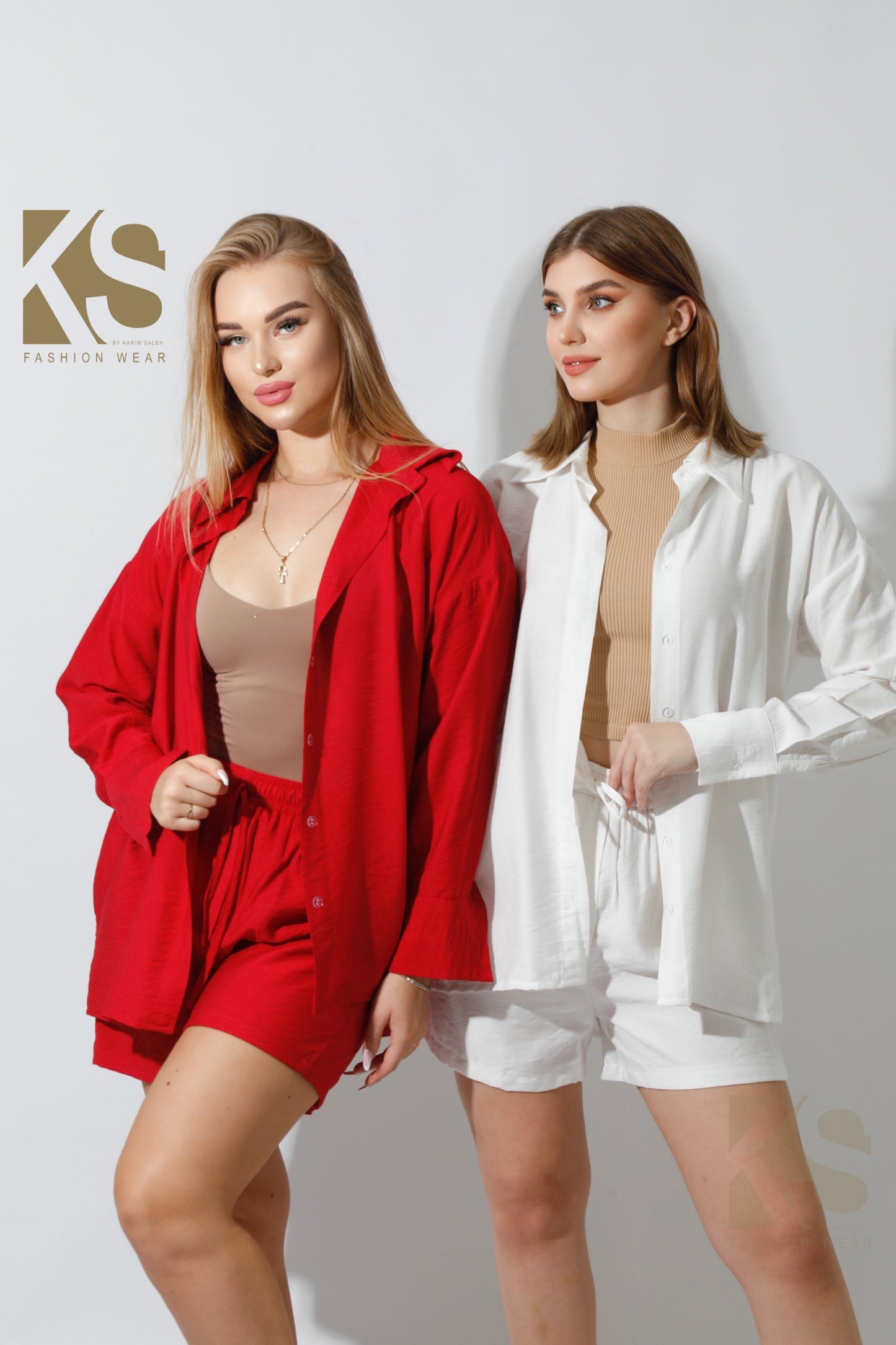 Lose Fit Shorts - Red