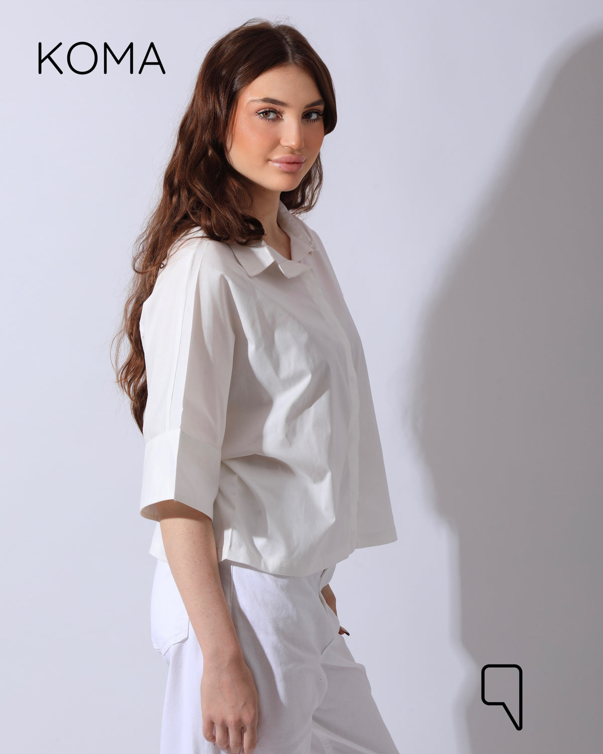 Ashton Poplin Shirt - White
