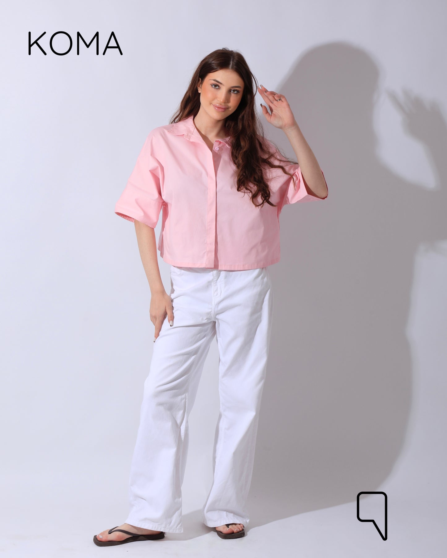 Ashton Poplin Shirt - Pink