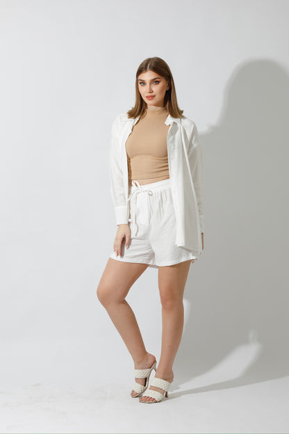 Lose Fit Shorts - White