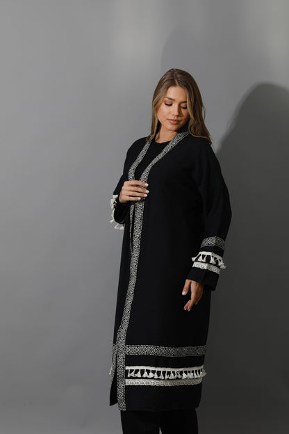 Short Kaftan - Black