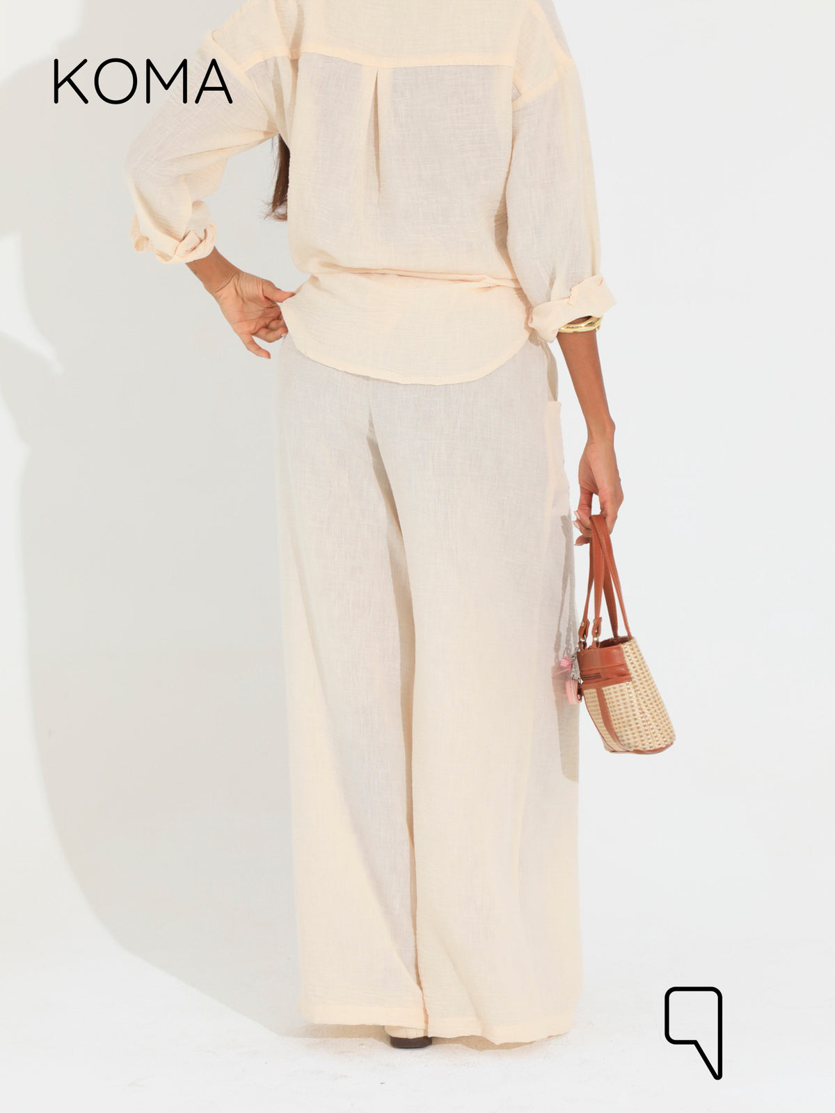 Matilda Long Sleeves Shirt - Beige