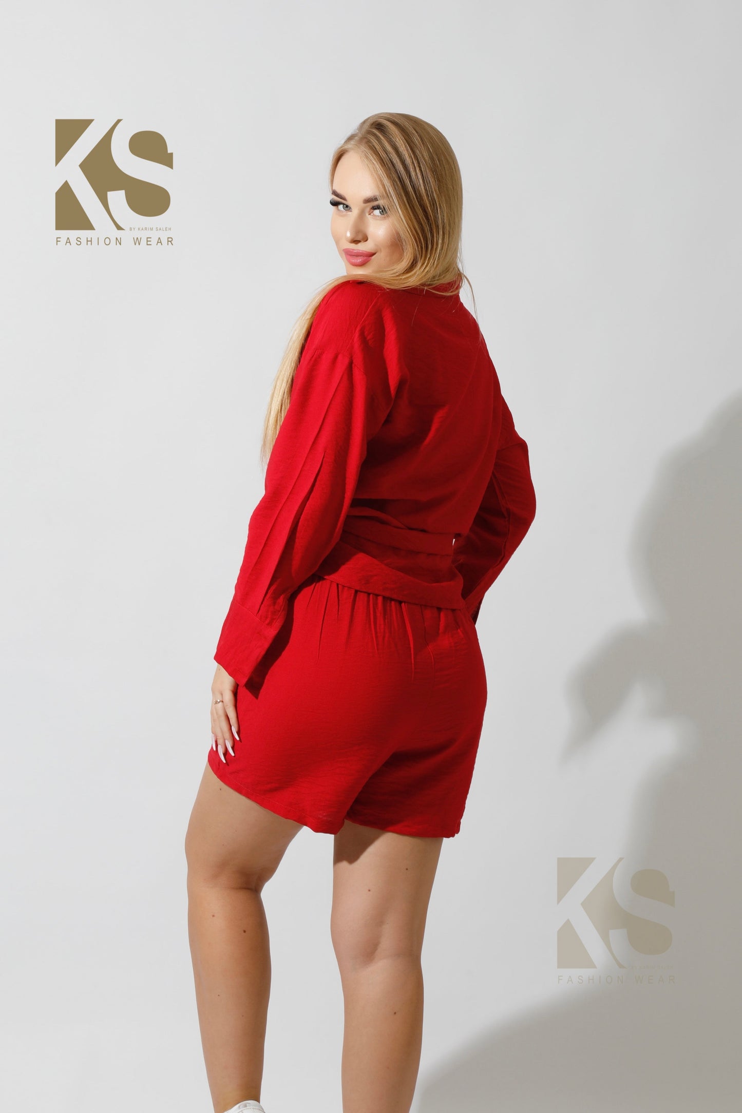 Lose Fit Shorts - Red