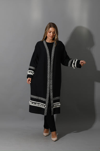 Short Kaftan - Black
