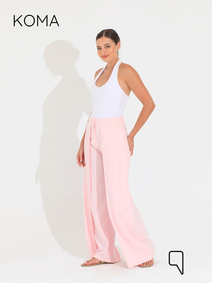 Kendra Double Layer Trousers - Pink