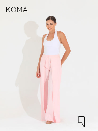 Kendra Double Layer Trousers - Pink