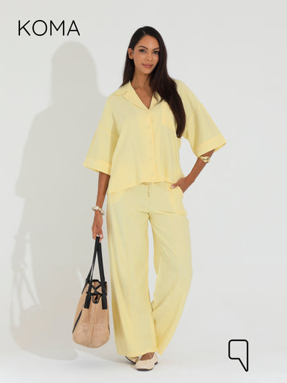 Maeve Blend Trousers - Yellow
