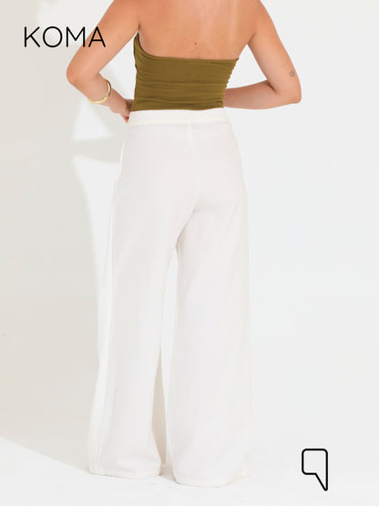 Kendra Double Layer Trousers - White