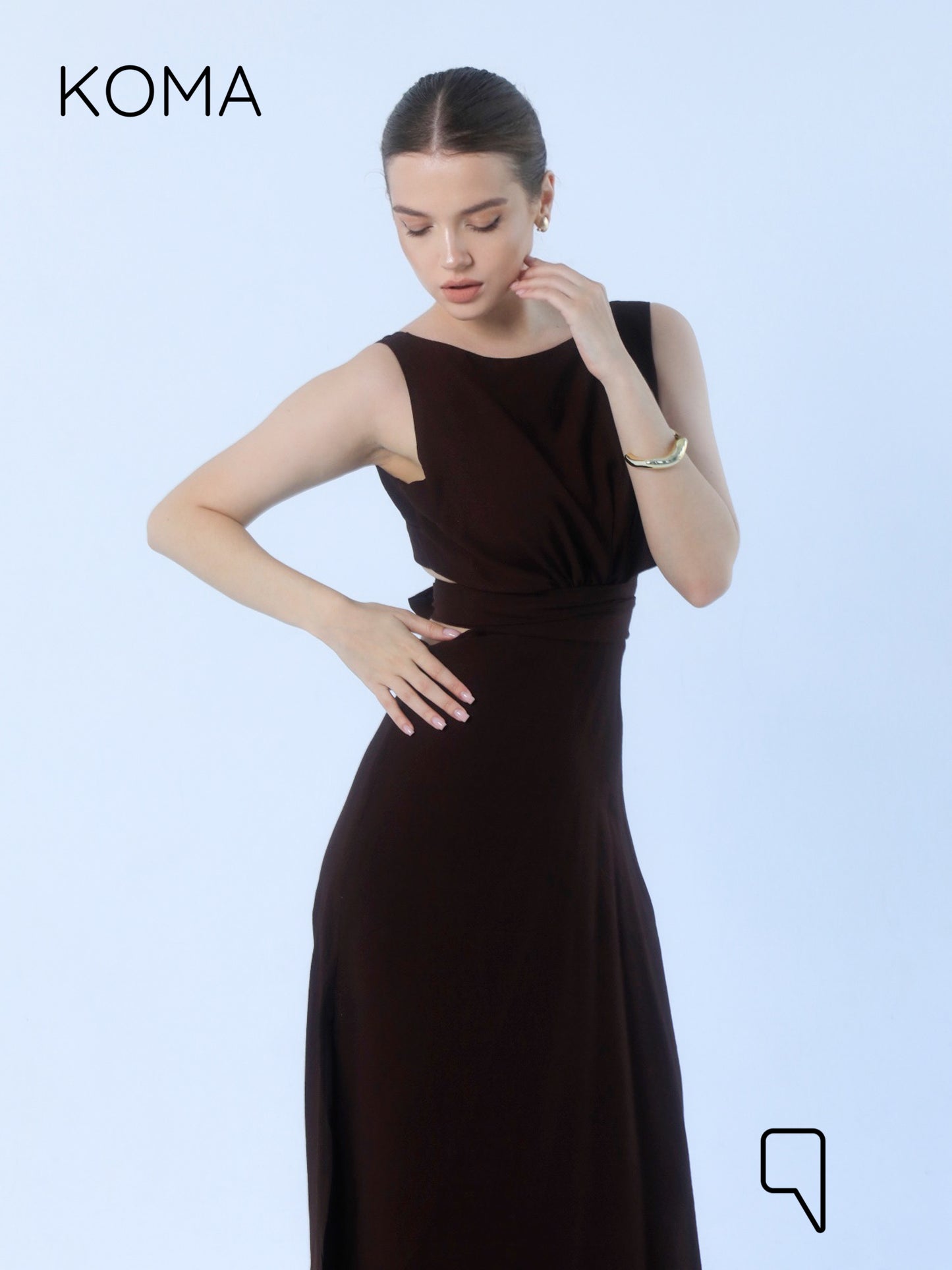 Lucinda Cress Cross Dress - Brown
