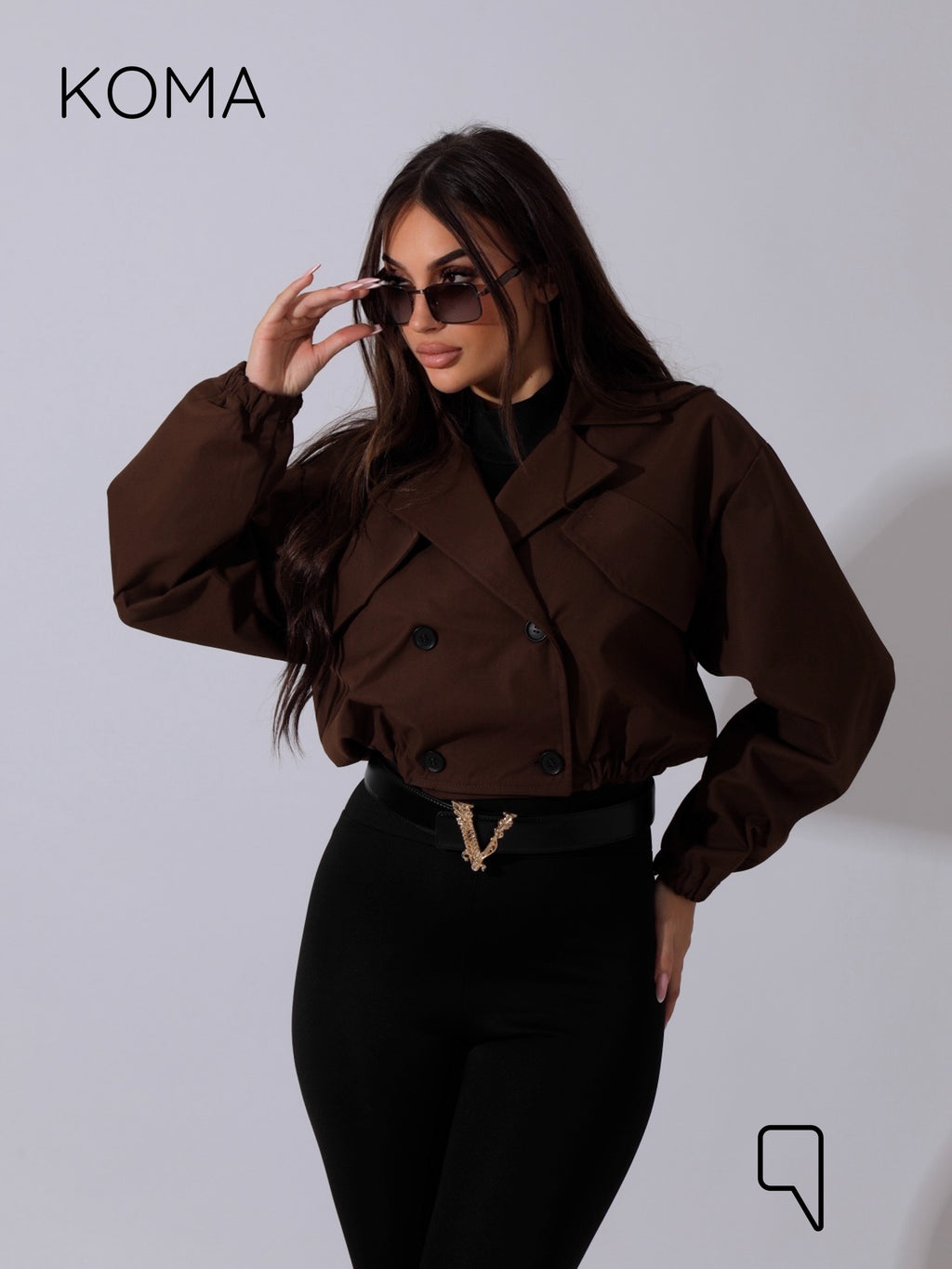 Salima Puffy Jacket - Brown