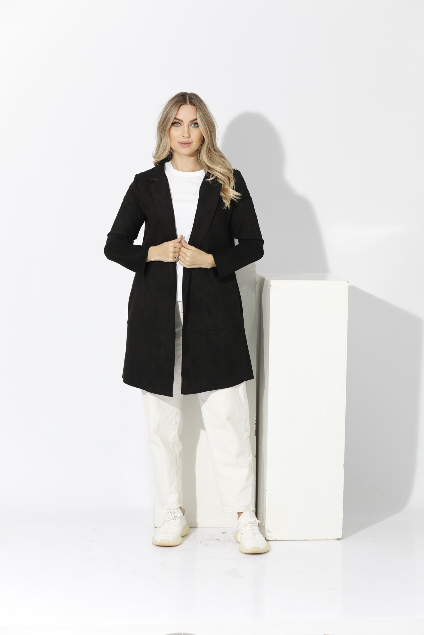 Open Front Cardigan - Black