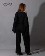 Piera Butterfly Co-Ord - Black