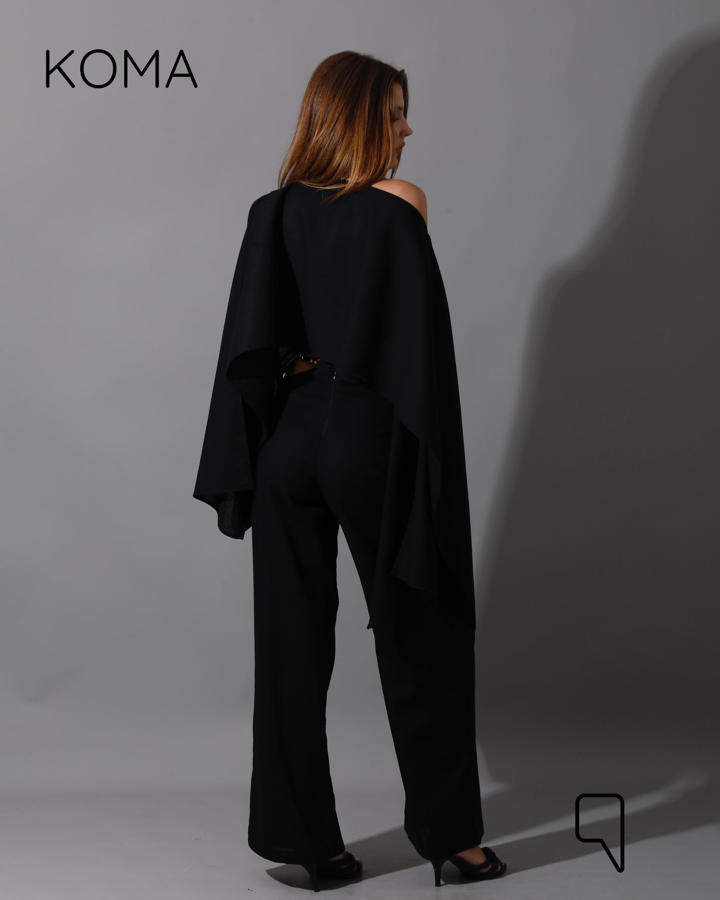 Piera Butterfly Co-Ord - Black