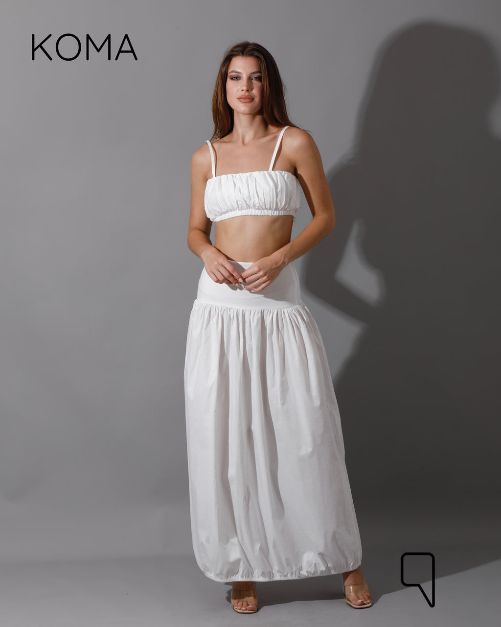 Gabi Top & Skirt Co-Ord - White