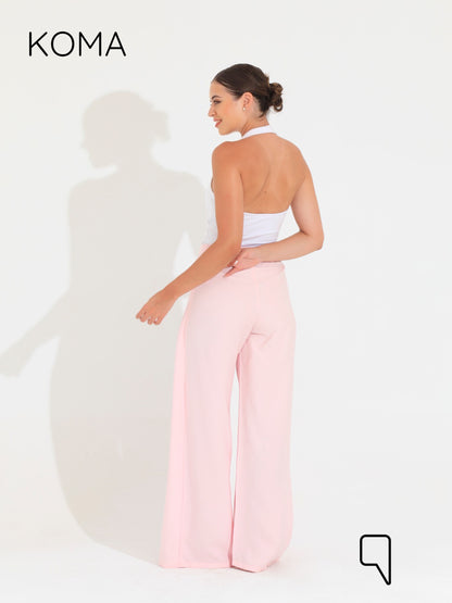Kendra Double Layer Trousers - Pink