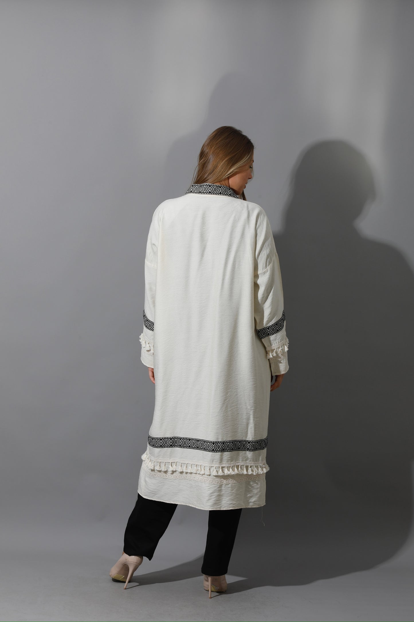 Short Kaftan - Beige